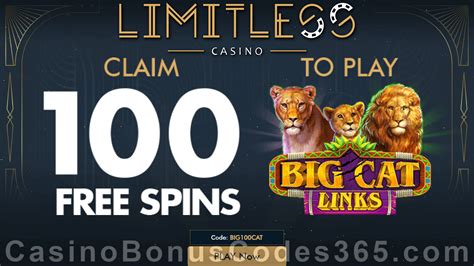 limitless casino sign up bonus